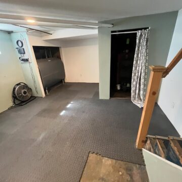 Basement Renovation Before Photo