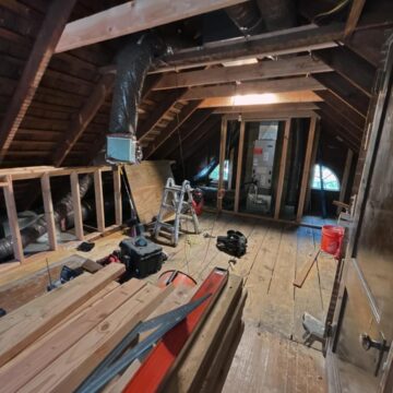 Attic Renovation Before Photo